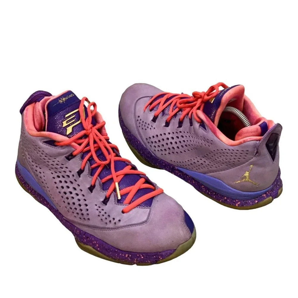 Nike Jordan CP3VII All-Star Men's US 11 Suede Trainers 648598-523 Atomic Purple‎